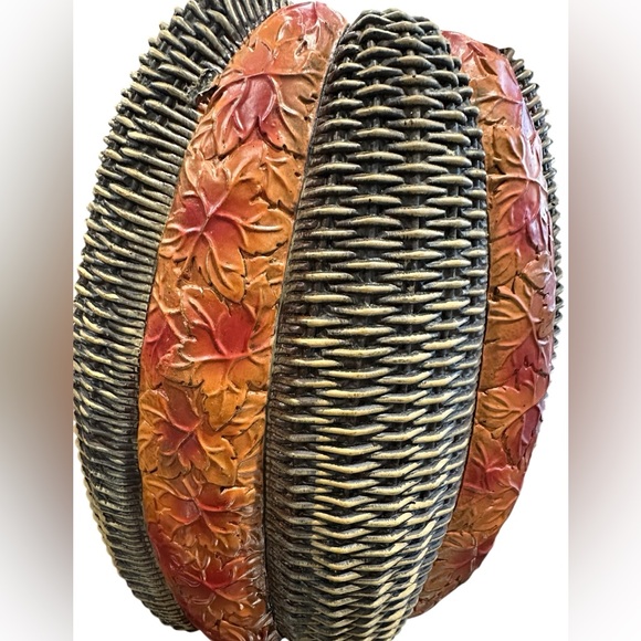 2 Decorative Textured Pumpkins - Picture 7 of 12